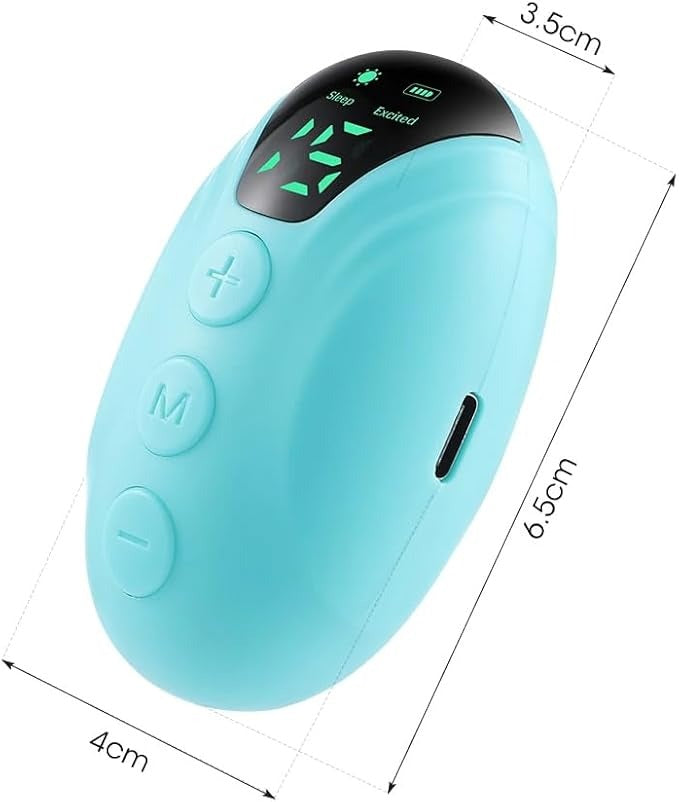 Portátil Inteligente Mini Assistente do Sono, Máquina de Hipnose, Dispositivo Portátil, Carregamento USB, cor branco e verde
