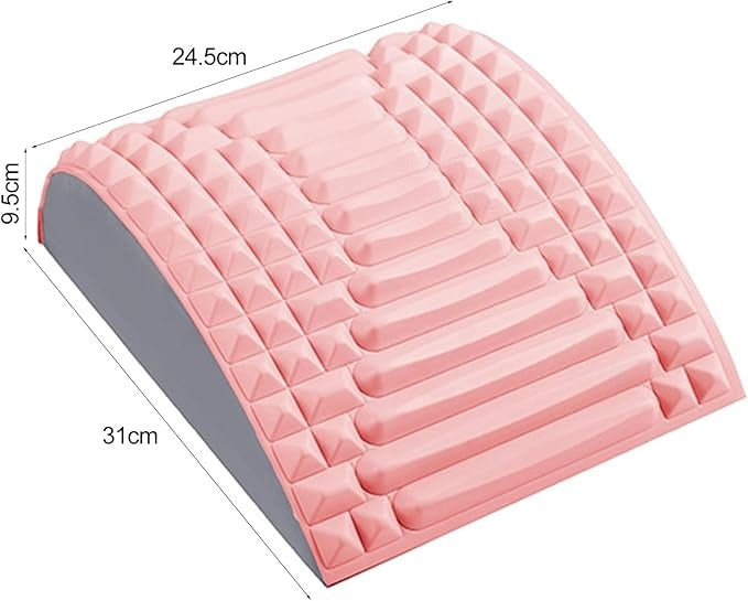 Travesseiro massageador para alívio de dor, relaxamento e corretor de postura, ciática, hérnia de disco e cintura, pescoço, lombar.
