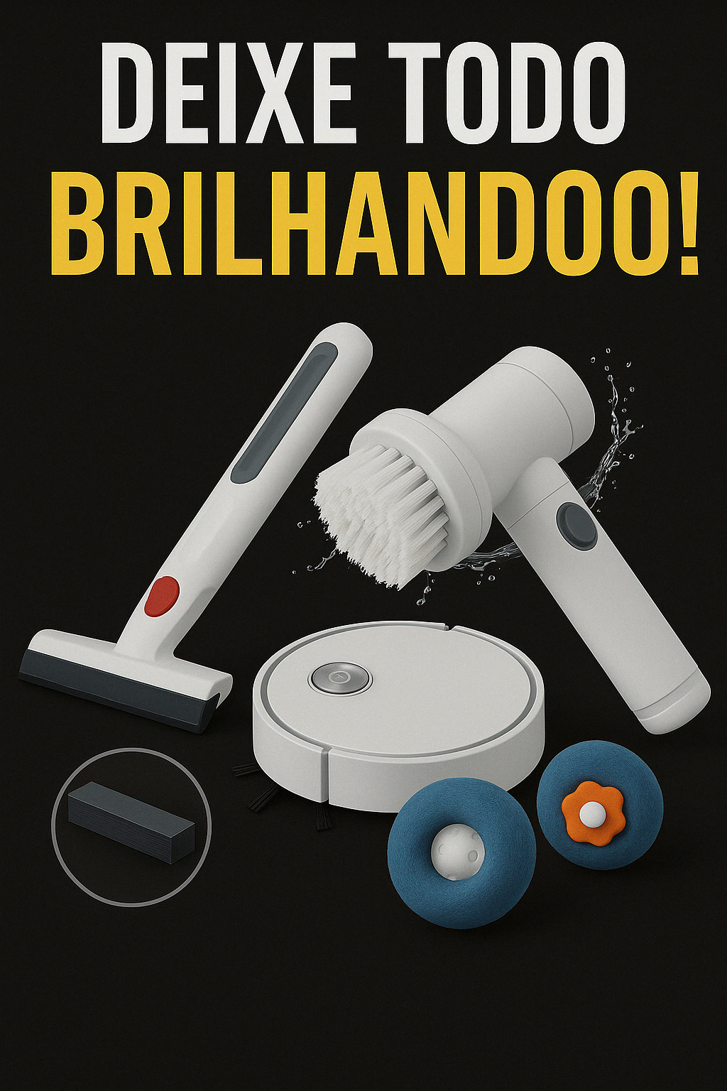 COMBO 5 LIMPEZA - COM 16 PRODUTOS UTENSÍLIOS ÚNICOS PARA UMA LIMPEZA COMPLETA