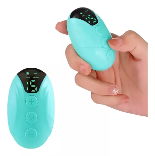 Portátil Inteligente Mini Assistente do Sono, Máquina de Hipnose, Dispositivo Portátil, Carregamento USB, cor branco e verde