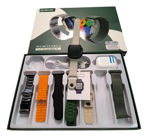 PAGUE MENOS LEVE MAIS - Smart Watch  WS 80 ULTRA 2 - Kit Completo