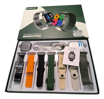 PAGUE MENOS LEVE MAIS - Smart Watch  WS 80 ULTRA 2 - Kit Completo