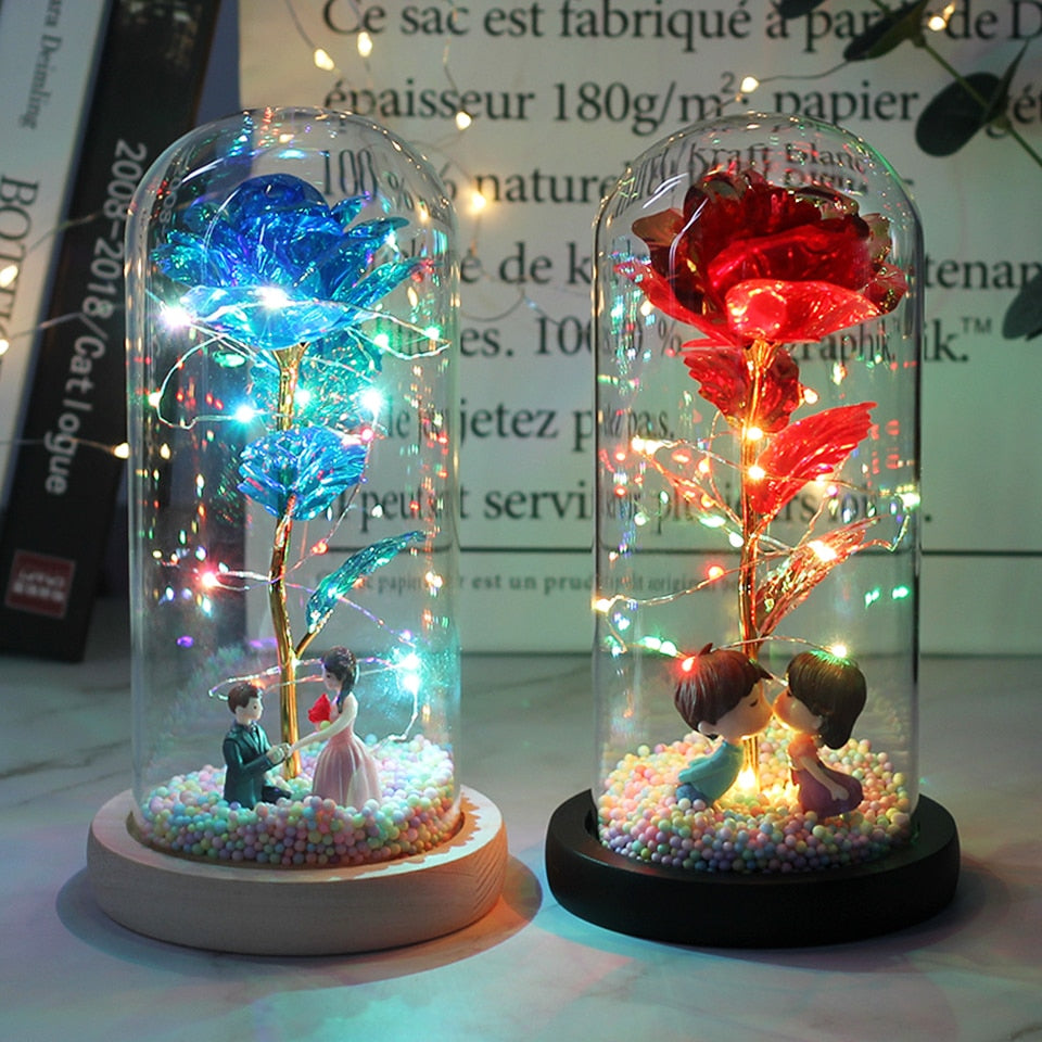Luzes decorativas de fada na cúpula