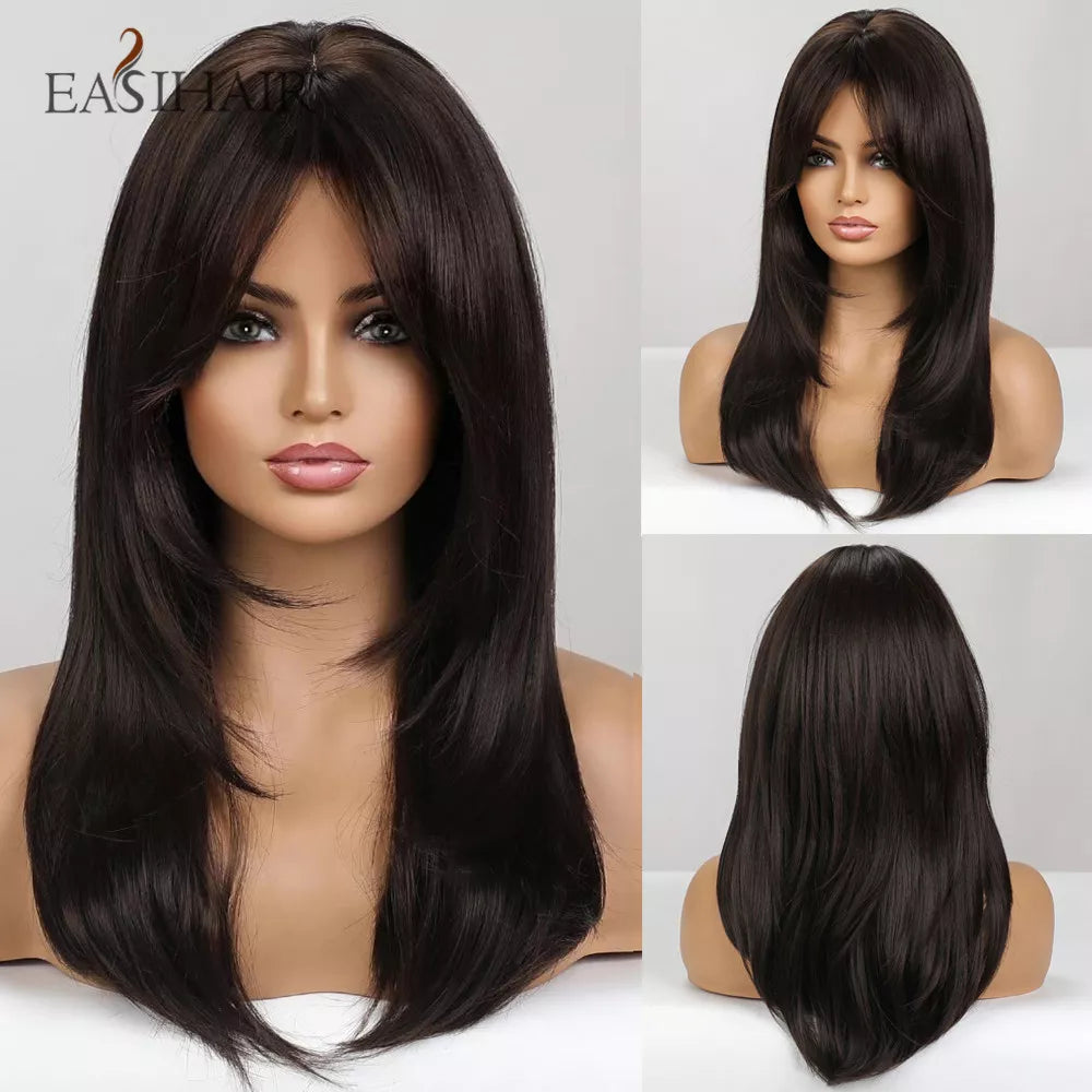 Exclusiva Peruca Importada Feminina EASIHAIR - A Única 99,3% SIMILAR AO CABELO HUMANO