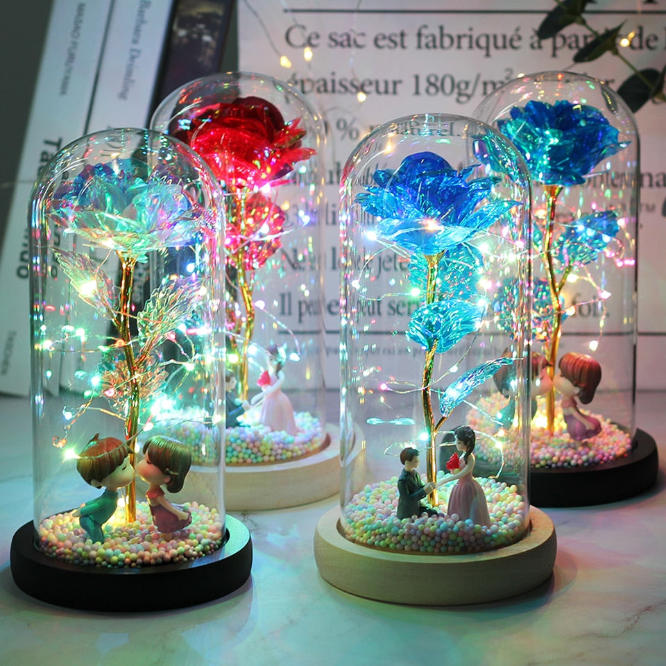 Luzes decorativas de fada na cúpula