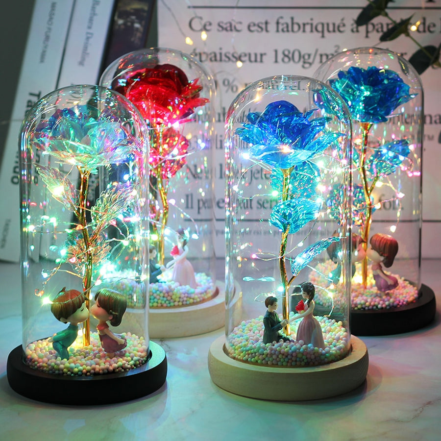 Luzes decorativas de fada na cúpula