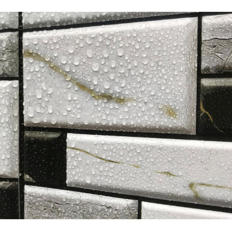 Autoadesivo azulejo 3D à prova d água