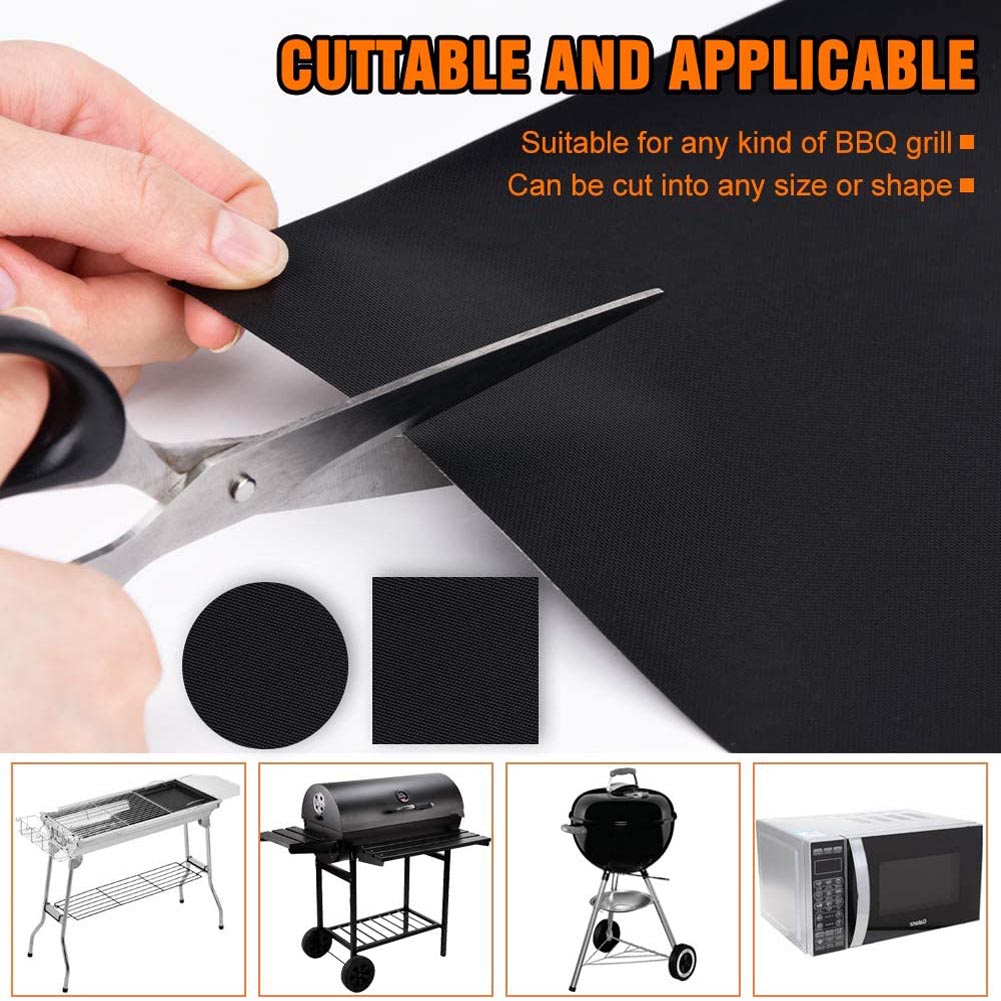 Tapete antiaderente para churrasco 40x33cm. Resistência e cozinha facilmente.