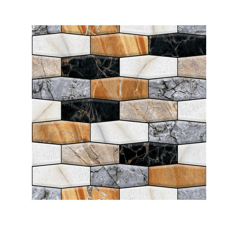 Autoadesivo azulejo 3D à prova d água