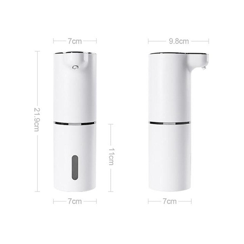 Dispensadores automáticos de sabão de espuma branco 300 ml  inteligente com infravermelho para as mãos