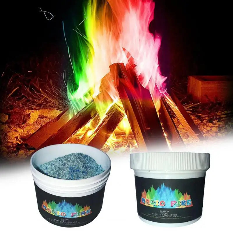 Pó Mágico de Chamas Coloridas - Transforme Seu Fogo em um Espetáculo Inesquecível!
