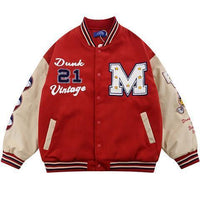 Jaqueta casual Street solta masculina