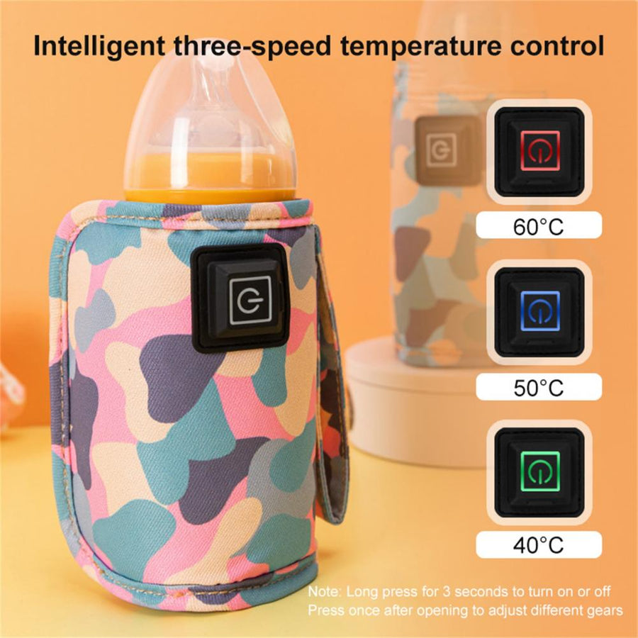 Aquecedor portátil  de leite e água USB com bolsa isolada