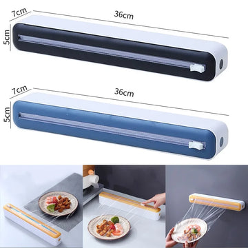 Novo Dispensador de Filme Alimentar. O Único Com Tração Magnética com Cortador e Caixa de Armazenamento