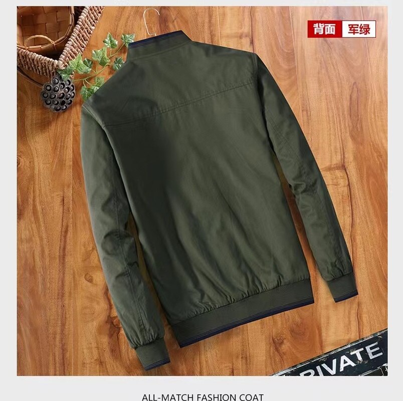 Jaqueta 2023 de puro algodão moda casual