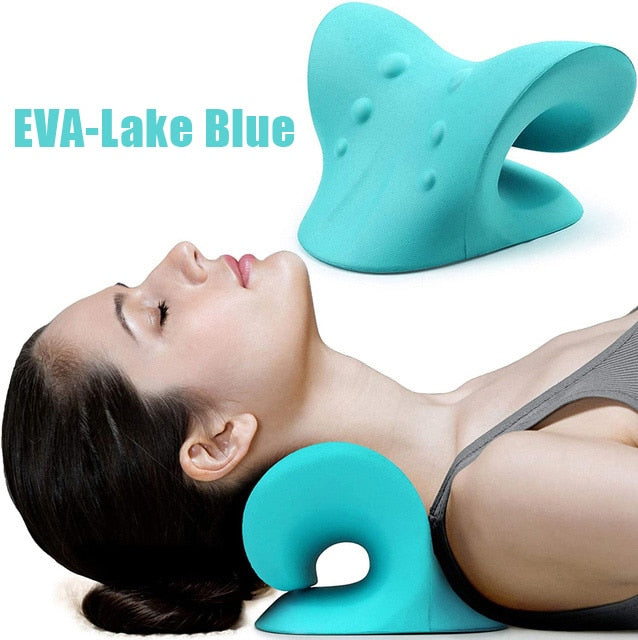 Travesseiro para Relaxamento e  Alívio de Dores Coluna Cervical e Correção da coluna
