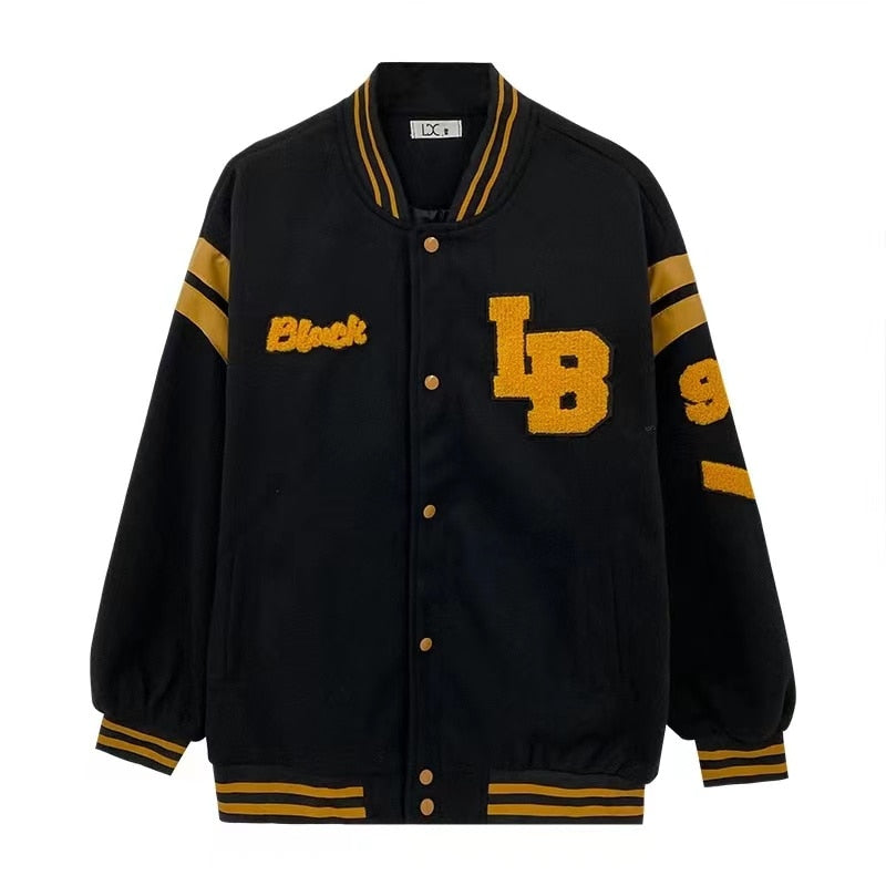 Jaqueta casual Street solta masculina