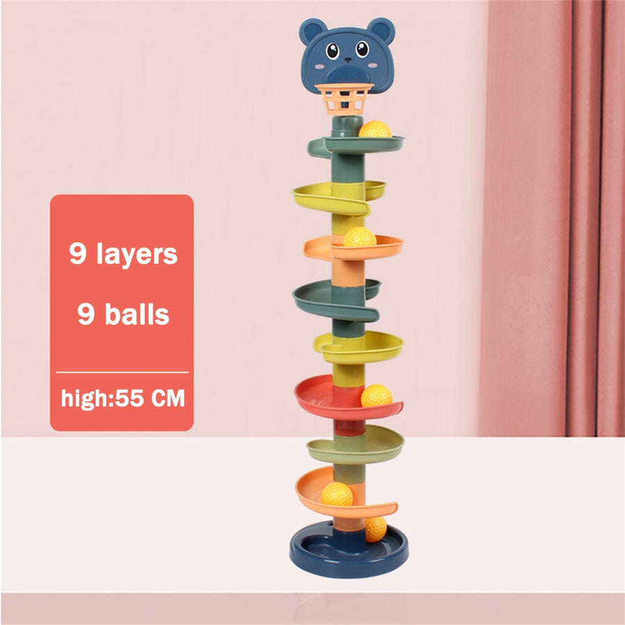 Brinquedo de empilhamento educacional para bebês e crianças