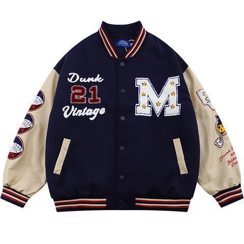 Jaqueta casual Street solta masculina