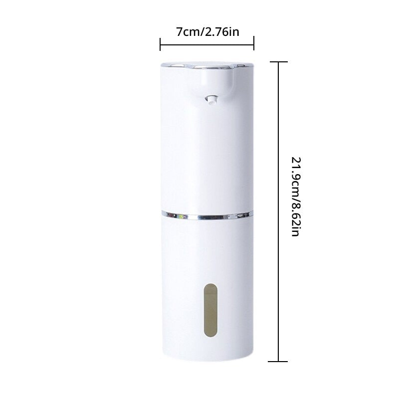 Dispensadores automáticos de sabão de espuma branco 300 ml  inteligente com infravermelho para as mãos