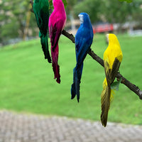 Decoração de Jardim Animal Pássaro, Papagaio artificial