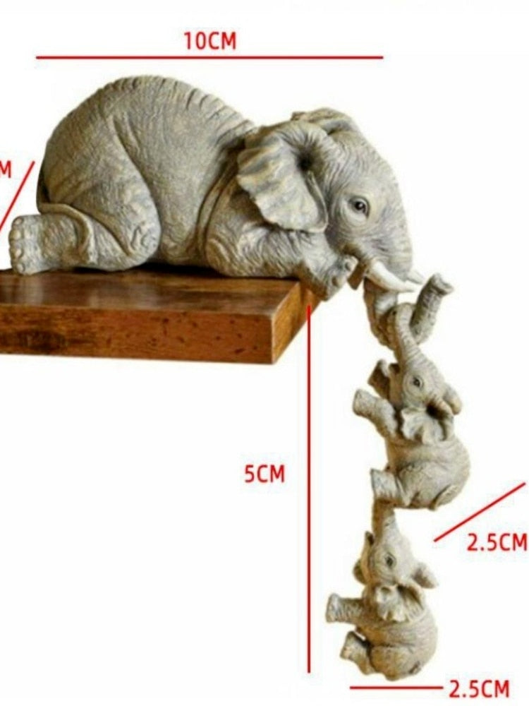 Conjunto com 3 Peças Elefante Bebê Artesanato