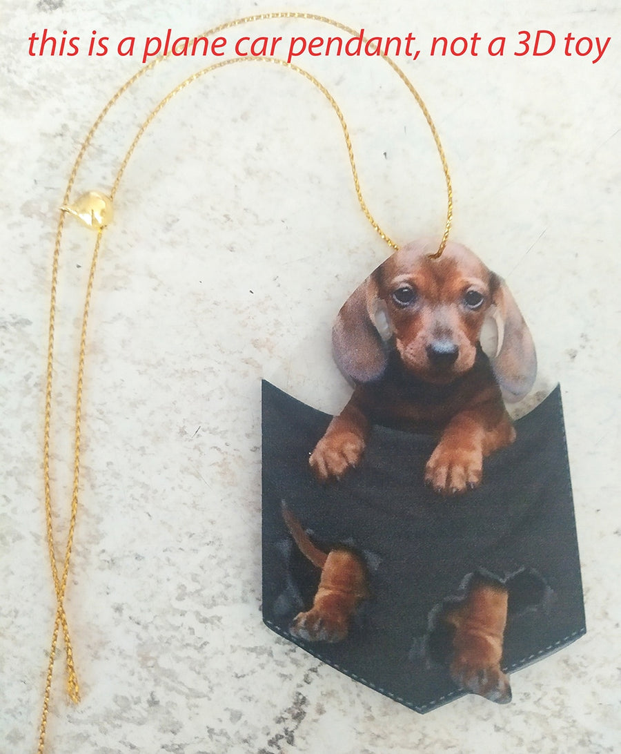 Pingente Formato Cachorrinho pra carro prático espelho retrovisor decoração de interior