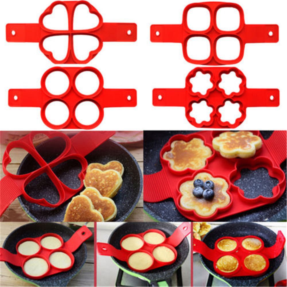 Anel pra ovo antiaderente e  molde de silicone pra ovo frito