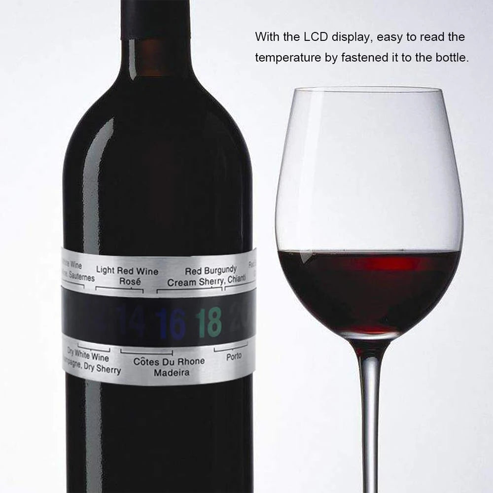 4 Colares de vinho Termômetro Inteligente
