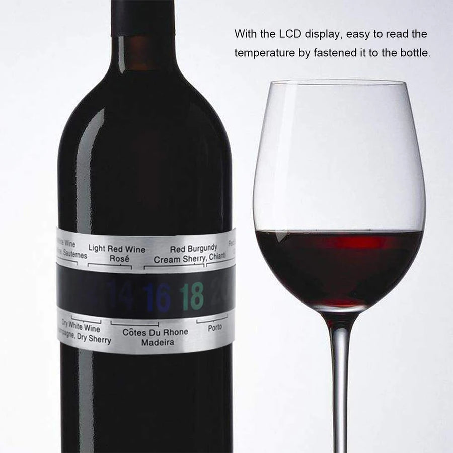 4 Colares de vinho Termômetro Inteligente