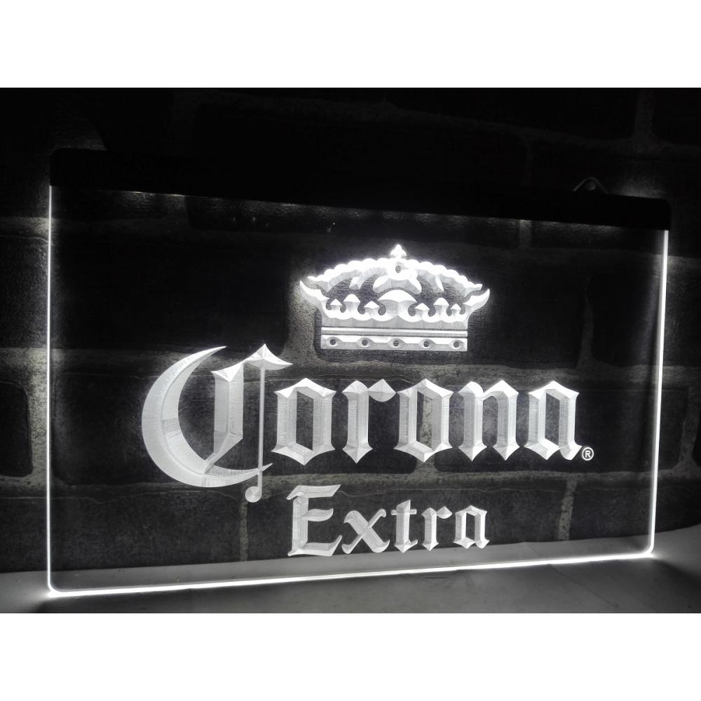 Escultura em Led 3D Corona Extra