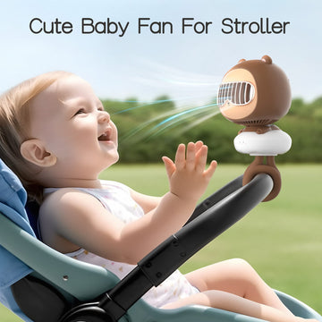 Ventilador Portátil para eliminar o calor do seu bebê