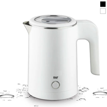 Chaleira elétrica de viagem, chá, café, 800ml, aço inoxidável, portátil e smart