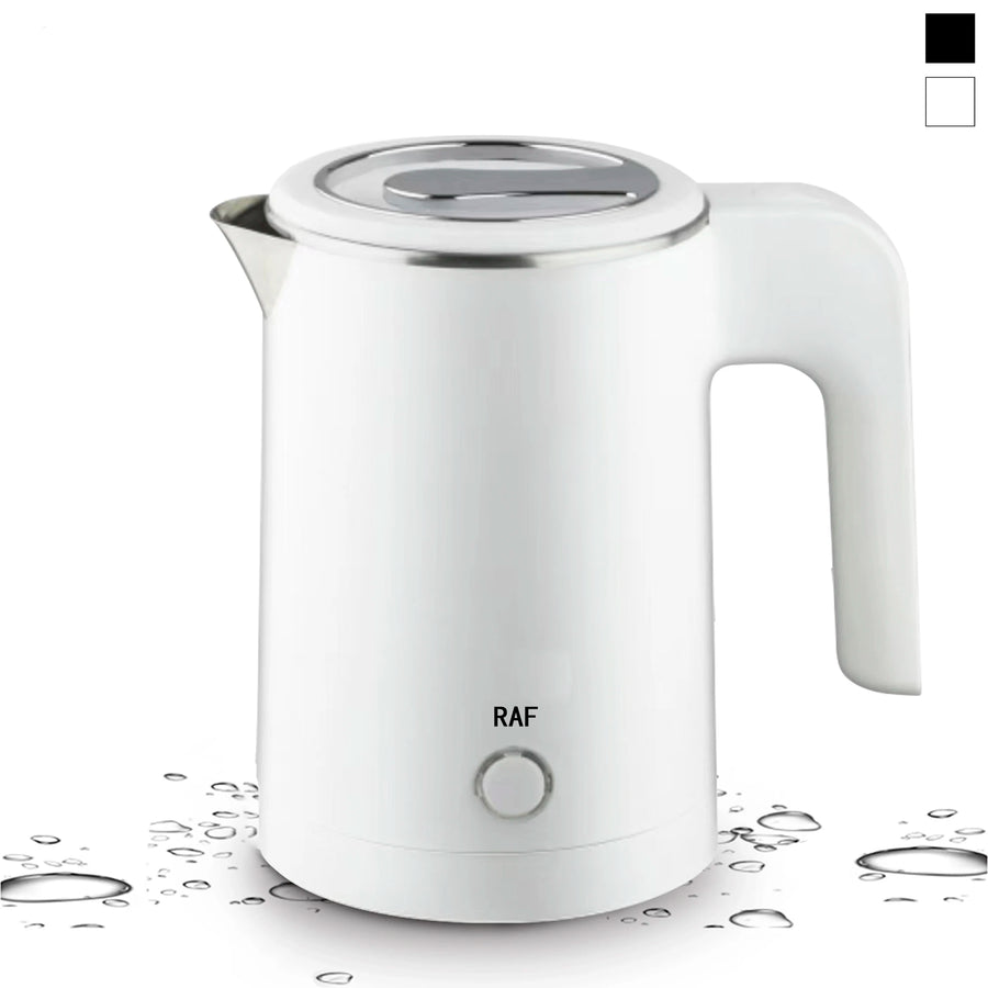 Chaleira elétrica de viagem, chá, café, 800ml, aço inoxidável, portátil e smart