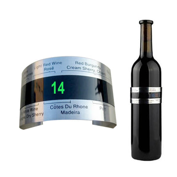 4 Colares de vinho Termômetro Inteligente