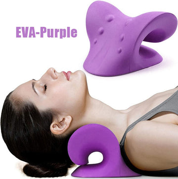 Travesseiro para Relaxamento e  Alívio de Dores Coluna Cervical e Correção da coluna