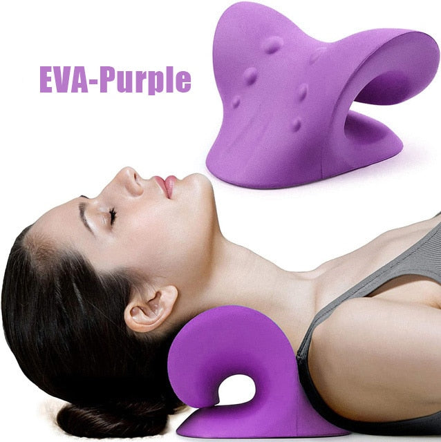 Travesseiro para Relaxamento e  Alívio de Dores Coluna Cervical e Correção da coluna