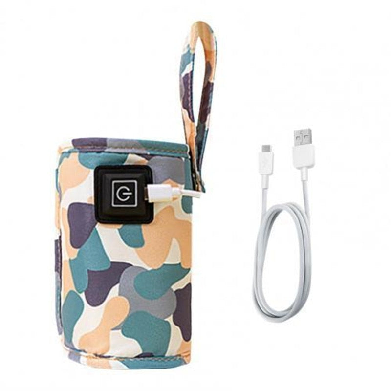 Aquecedor portátil  de leite e água USB com bolsa isolada