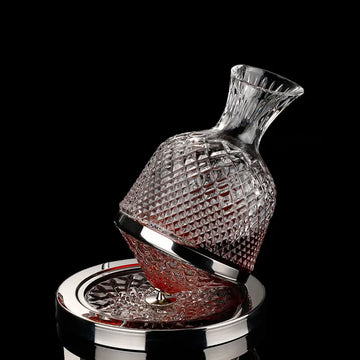 Luxuoso Separador de Vinho Rotativo