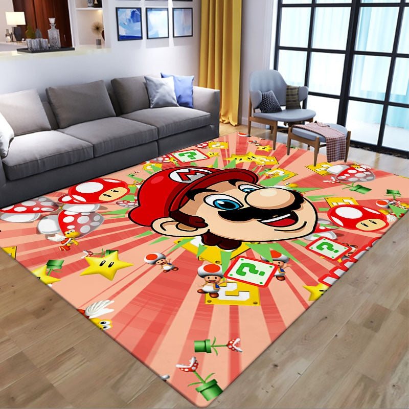 Incrível Tapete antiderrapante Super Mario Bros