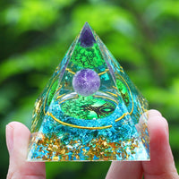 Cristais Pedra Gerador de Energia Natural Ametista Reiki Chakra Meditação