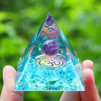 Cristais Pedra Gerador de Energia Natural Ametista Reiki Chakra Meditação