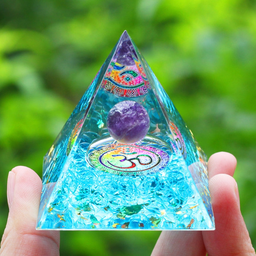 Cristais Pedra Gerador de Energia Natural Ametista Reiki Chakra Meditação