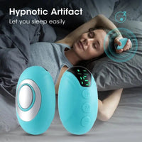 Portátil Inteligente Mini Assistente do Sono, Máquina de Hipnose, Dispositivo Portátil, Carregamento USB, cor branco e verde