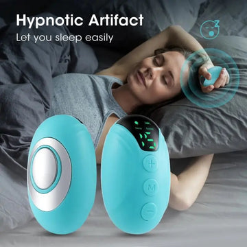 Portátil Inteligente Mini Assistente do Sono, Máquina de Hipnose, Dispositivo Portátil, Carregamento USB, cor branco e verde