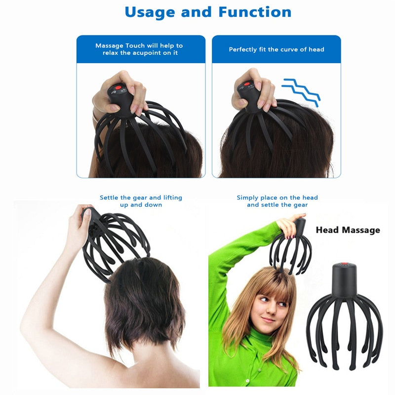 Crescimento de cabelo, relaxamento, alívio de estresse, estimulação do couro cabeludo, massagem, cuidados com a saúde.