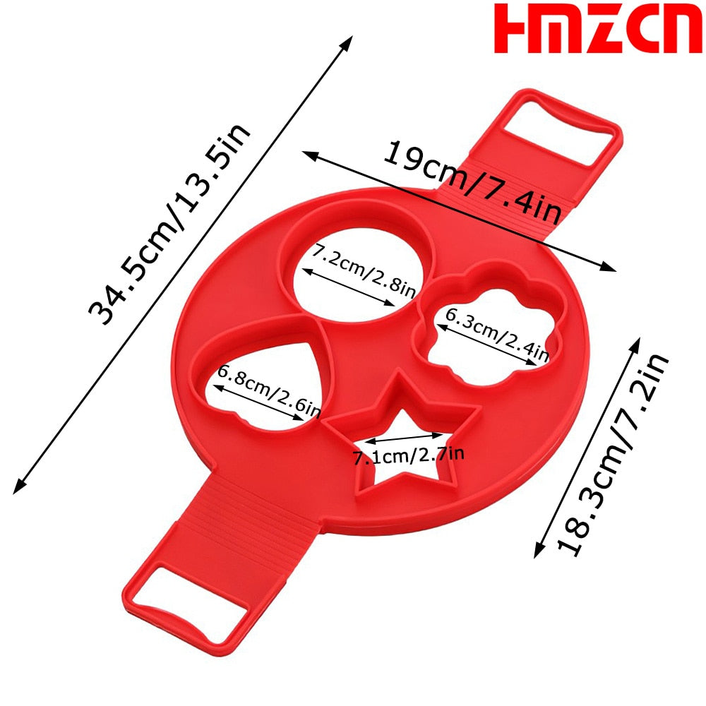 Anel pra ovo antiaderente e  molde de silicone pra ovo frito