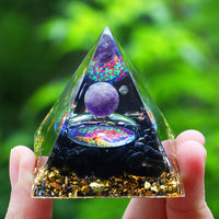 Cristais Pedra Gerador de Energia Natural Ametista Reiki Chakra Meditação