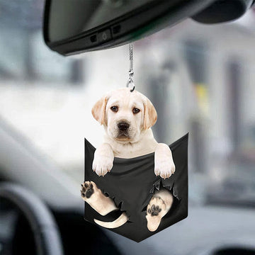Pingente Formato Cachorrinho pra carro prático espelho retrovisor decoração de interior