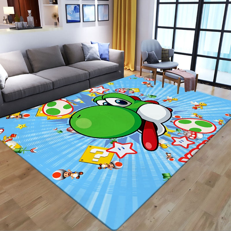 Incrível Tapete antiderrapante Super Mario Bros